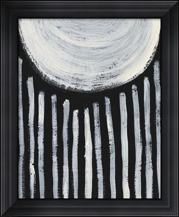Framed Ivory &amp; Black II Print