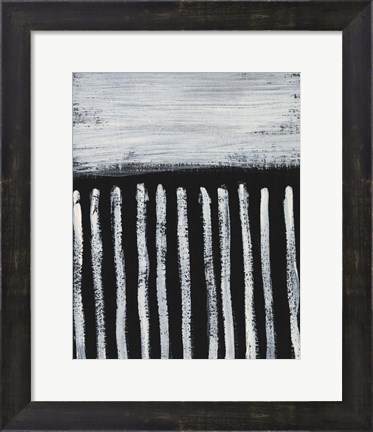 Framed Ivory &amp; Black III Print