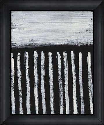 Framed Ivory &amp; Black III Print