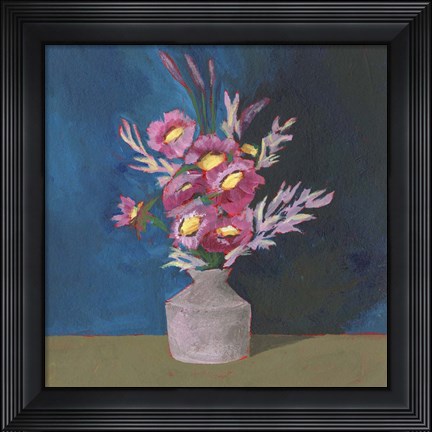 Framed Cottage Bouquet II Print