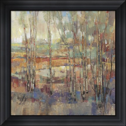 Framed Kaleidoscopic Forest I Print