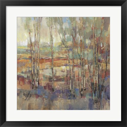 Framed Kaleidoscopic Forest I Print