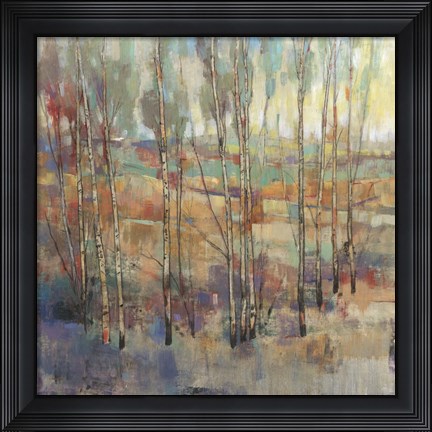 Framed Kaleidoscopic Forest II Print
