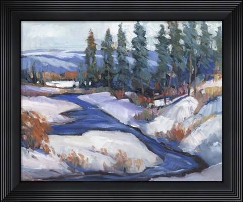 Framed First Snow I Print