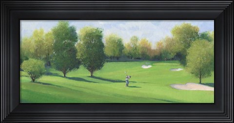 Framed Fairway Shot I Print