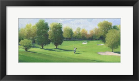 Framed Fairway Shot I Print