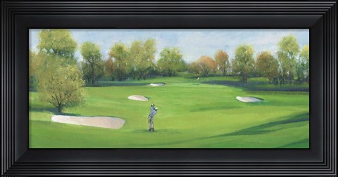 Framed Fairway Shot II Print