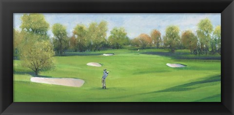 Framed Fairway Shot II Print