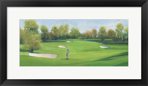 Framed Fairway Shot II Print