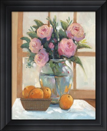 Framed Reflecting Light I Print