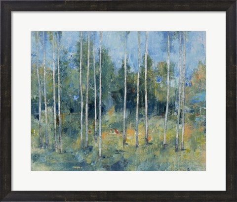 Framed Woodland View I Print