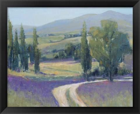 Framed Lavender Meadow II Print