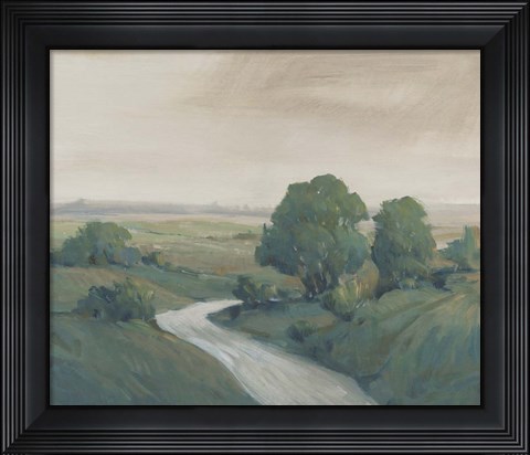 Framed Running Creek II Print