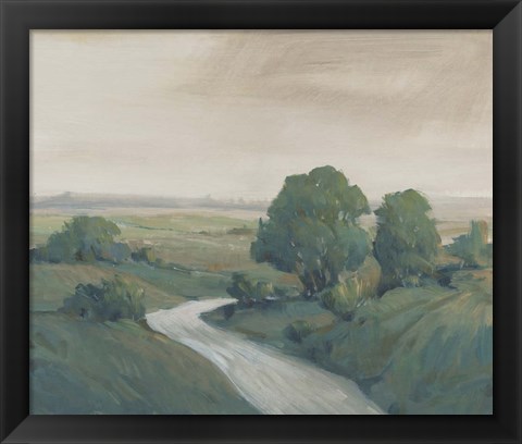 Framed Running Creek II Print