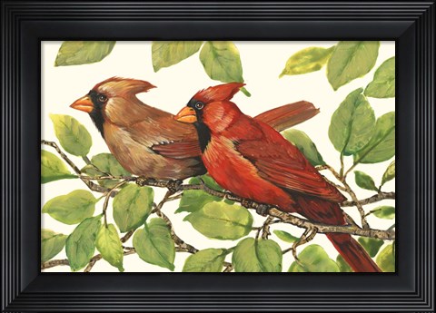 Framed Cardinals Print