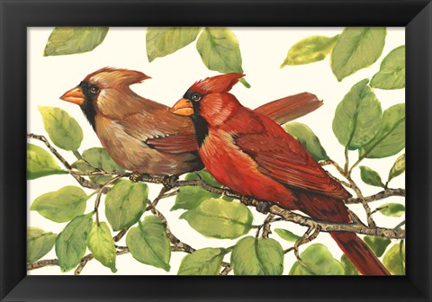 Framed Cardinals Print