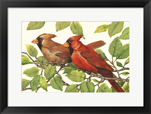 Framed Cardinals Print