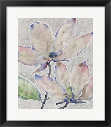 Framed Blossom Study II Print
