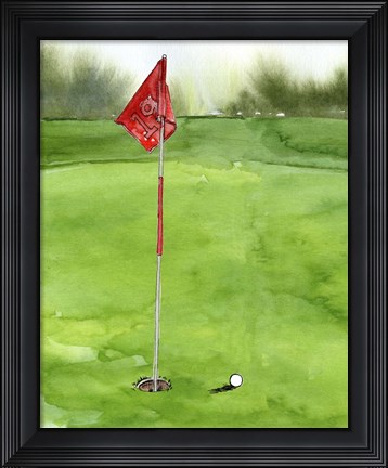 Framed Tee Off Time I Print