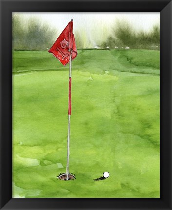 Framed Tee Off Time I Print