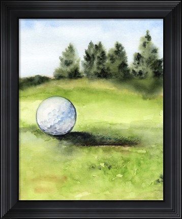 Framed Tee Off Time II Print