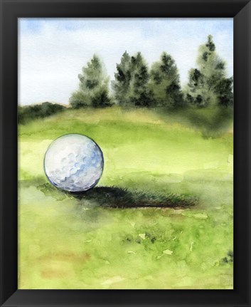 Framed Tee Off Time II Print