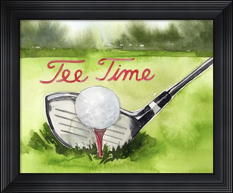 Framed Tee Off Time III Print