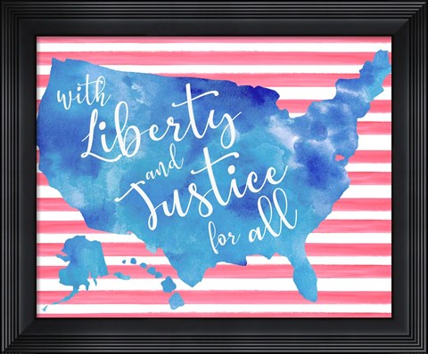 Framed United We Stand I Print