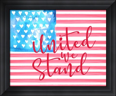 Framed United We Stand II Print
