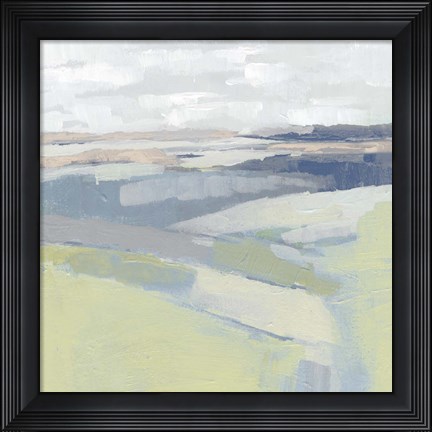 Framed Pastel Prairie I Print