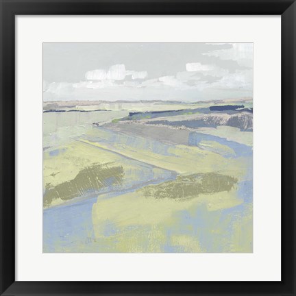 Framed Pastel Prairie II Print