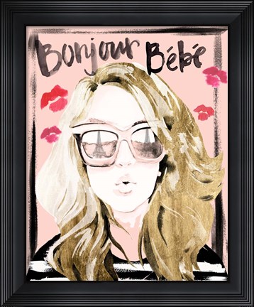 Framed Shades of Style I Print