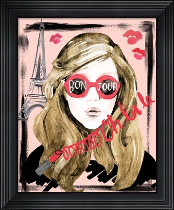Framed Shades of Style II Print