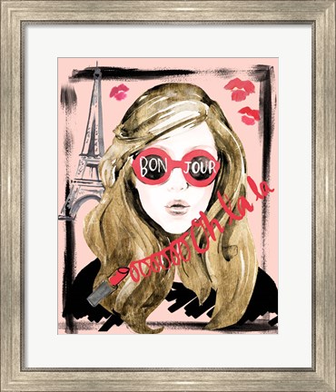 Framed Shades of Style II Print