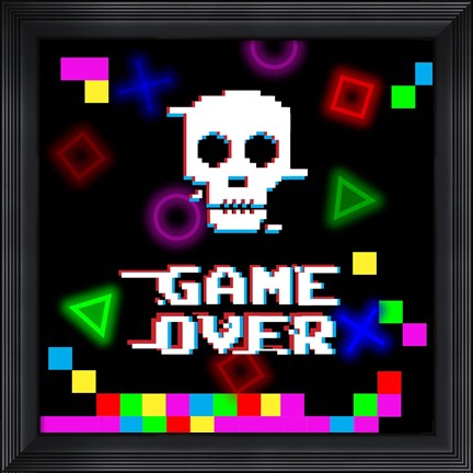 Framed Level Up IV Print