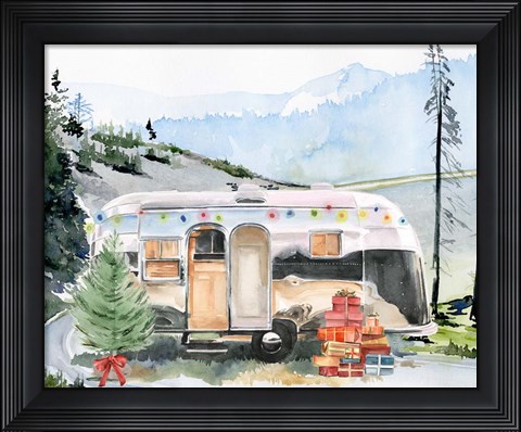 Framed Holiday Vacation I Print