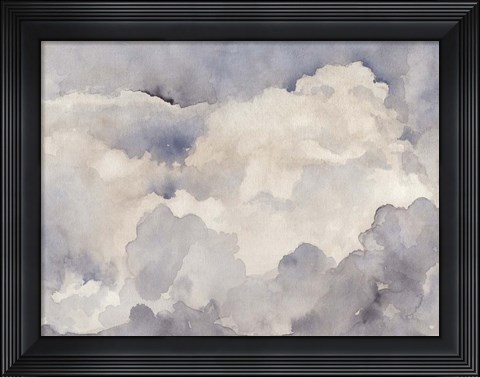 Framed Clouds in Neutral I Print