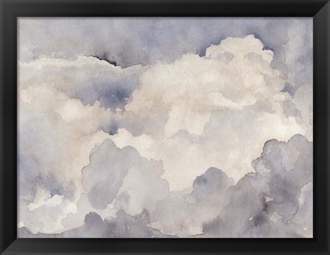 Framed Clouds in Neutral I Print