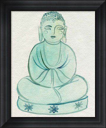 Framed Sitting Pose II Print