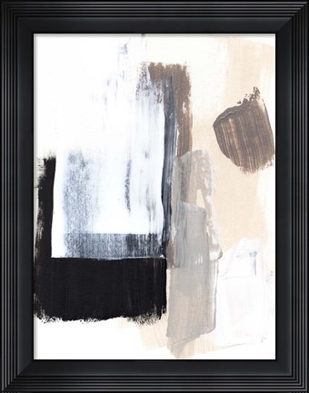 Framed Black Mirror II Print