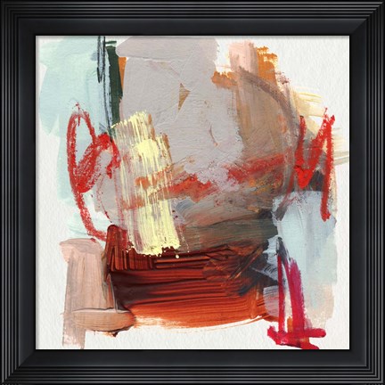 Framed Abstract Metro Maps III Print