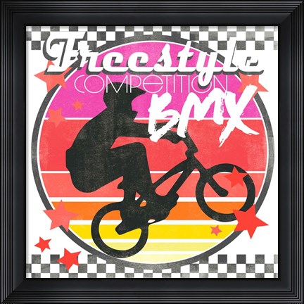 Framed Rad Times I Print