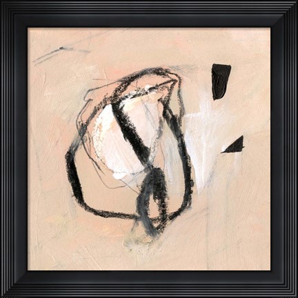 Framed Broken Glass I Print