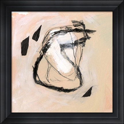 Framed Broken Glass V Print