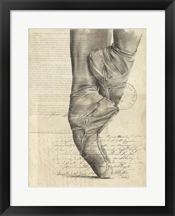 Framed On Pointe I Print