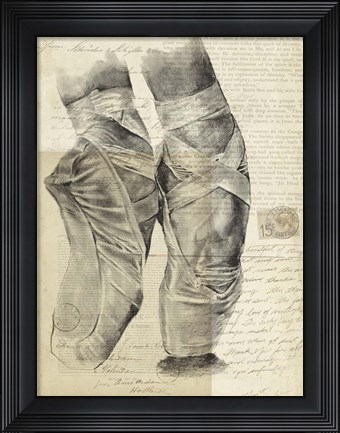 Framed On Pointe II Print