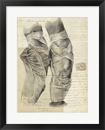 Framed On Pointe II Print