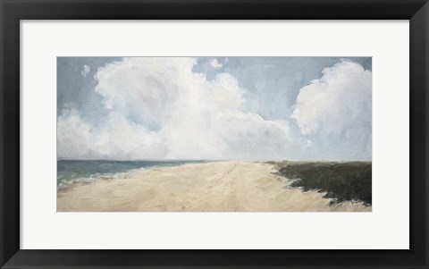 Framed Beach Stroll Print