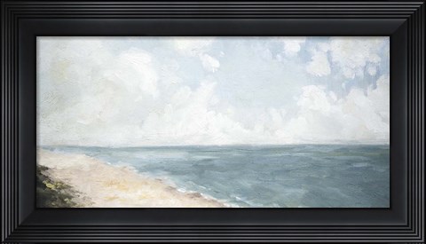 Framed Beach View Print