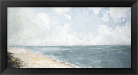 Framed Beach View Print